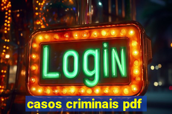 casos criminais pdf